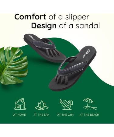 Pedi Couture Pedicure Sandals - Women's Toe Separator Slippers (Large, Black) - Buy Online on GoSupps.com