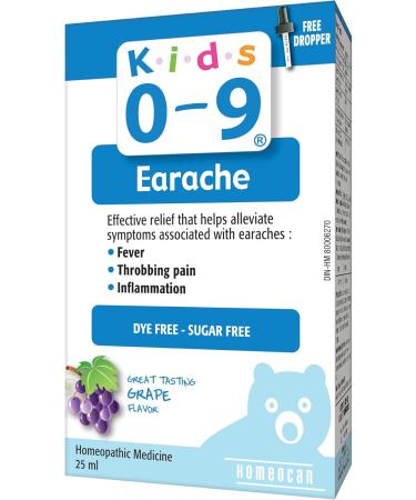 Homeocan Kids 0-9 Earache Solution 25ml - Buy Online on GoSupps.com
