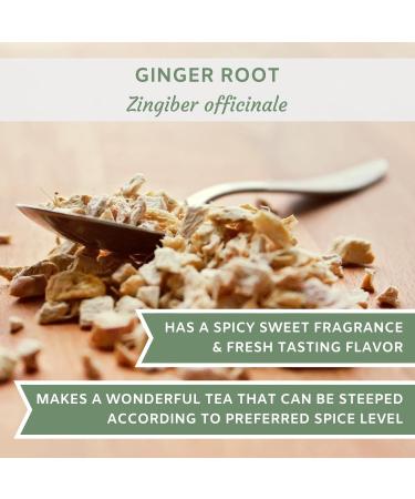 Organic Dried Ginger Root 1 lb - USDA Certified - Spice Slices Cut & Sifted - Buy Online on GoSupps.com