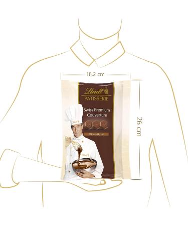 Lindt - Sachet Pistoles PATISSERIE - Chocolat au Lait pour Cuisiner 500g - Buy Online on GoSupps.com