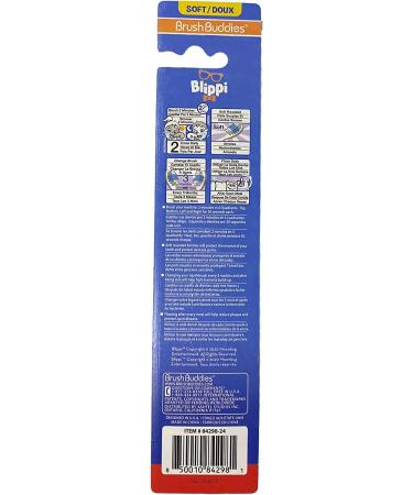 Brush Buddies Blippi Toothbrush with Cap - Pack of 1 - Buy Online on GoSupps.com