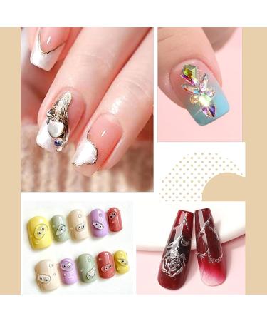 Nail Glue for Nail Tips Multifunctional 4 in 1 Nail Glue Gel for Nail Tips | Nail Glue for Salon Home for Nail Strengthen for Girls Women Pochy - Buy Online on GoSupps.com