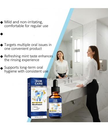 Rolimey BeeTakt Bee Venom Dental Treatment Drops Mouthwash Bain De Bouche Concentr R parateur Pour Les Gencives Bain De Bouche Nettoyant Doux Rolimey limine La Mauvaise Haleine (8PCS) - Buy Online on GoSupps.com