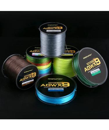 Angryfish AGWX9 Braided Fishing Line 100M-15LB/0.10MM - Cost-Effective Superline, Excellent Casting Distance, Smoothness & Durability - Multiple Colors - Ideal for Fishing Enthusiasts - Buy Online on GoSupps.com