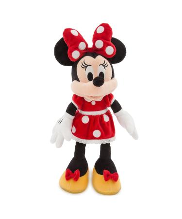 Disney Store Official Minnie Mouse Medium Soft Toy for Kids 47cm/18 Cuddly Character with Soft Feel Finish and Embroidered Details Classic Red Outfit - Suitable for Ages 0 Minnie Mouse Red - Buy Online on GoSupps.com