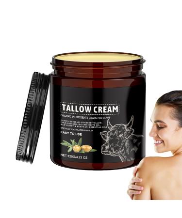 LearnLyrics Sebum cream beef sebum cream 120g organic face cream from grass-fed animals sebum balm women's body butter raw honey skincare