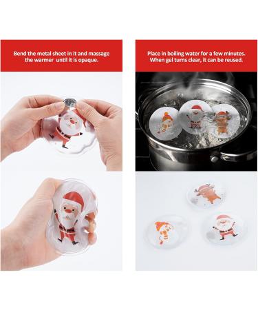 Anstore 6X Reusable Pocket Warmers - Christmas Hand Warmers for Kids (Santa Claus Snowman Reindeer) - Perfect for Holiday Gifting! - Buy Online on GoSupps.com