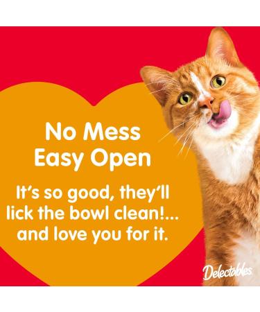 Delectables Non-Seafood Stew Lickable Wet Cat Treats 1.4 oz Pouches Chicken Flavour 24 Pouches Total - Buy Online on GoSupps.com