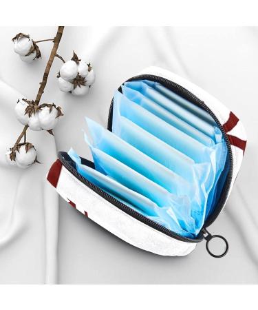 Shop Sport-Ball Baseball Menstrual Pad Bag - Portable Zipper Pouch for Teens & Women - Buy Online on GoSupps.com