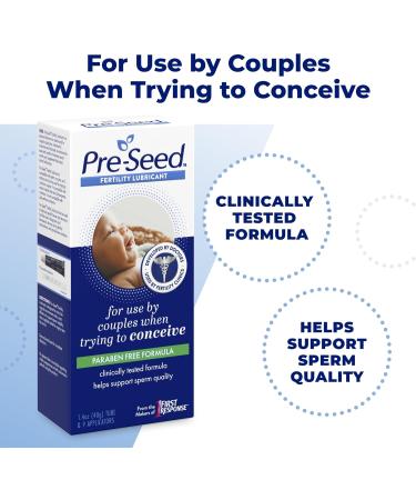 Pre-Seed Fertility Lubricant and vitafusion 90 Count Prenatal Gummy Vitamins with Folate DHA and Essential Nutrients for Pregnancy Health - Buy Online on GoSupps.com