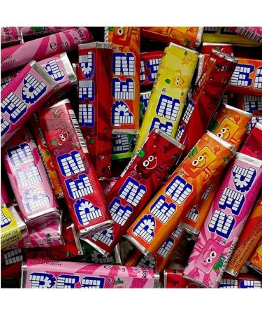 Pez Candy Refills - 50 x 8.5g packs - Fruit Flavoured Brick Sweets - Mixed Packs - Buy Online on GoSupps.com