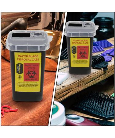 Sherchpry 2-Piece Razor Blade Storage Box | Durable Plastic Container for Used Razor Blades - The Razor Factory - Buy Online on GoSupps.com