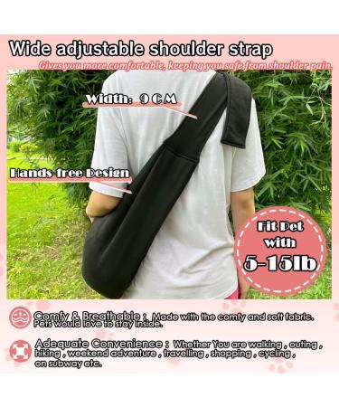 Dog Carrier Bag - Natuya Hands-Free Pet Bag for Dogs & Cats (Gray Waves) | Ideal for 5-15 lbs Pets - International Shipping Available - Buy Online on GoSupps.com