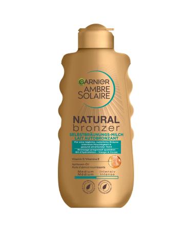 Garnier self -tanning milk bronz lotion for a natural and stain -free tan Ambre Solaire Natural Bronzer Milk 1 x 200 ml - Buy Online on GoSupps.com