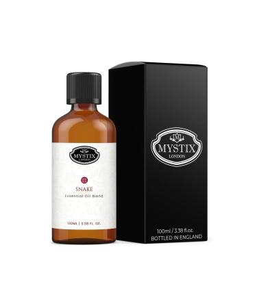 Mystix London | Snake - Chinese Zodiac Essential Oil Blend 100ml - for Diffusers Aromatherapy & Massage Blends | Perfect as a Gift | Vegan GMO Free