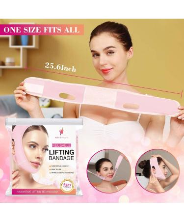 V Line Mask - Double Chin Reducer & Face Slimming Strap | V Shaped Face Lifting Belt for Jawline | Reusable and Adjustable - Buy Online on GoSupps.com