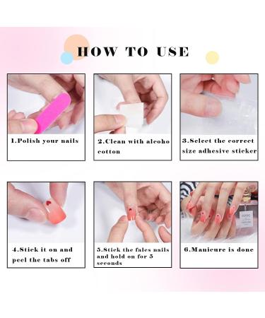 720 PCS Blue Nail Adhesive Tabs | Waterproof Breathable Nail Stickers - Press On & Fake Nail Glue Stickers - Buy Online on GoSupps.com