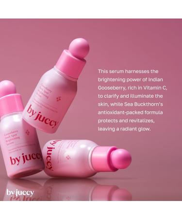 By Juccy Gooseberry Dark Spot Brightening Serum Soothes Sensitive Skin & Strengthens Skin Barrier Indian Gooseberry, Apha-Arbutin, Niacinamide | By Juicy | 1.01 Fl. oz (30ml) | - Buy Online on GoSupps.com