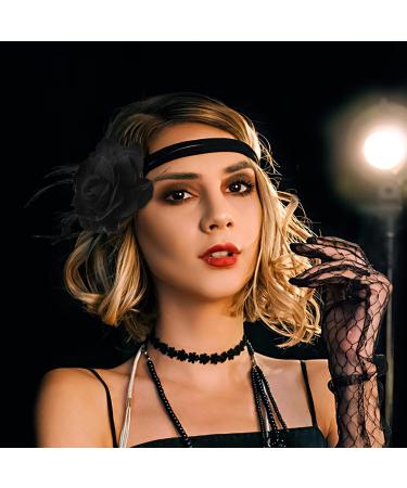 Molain Floral Hair Clip - Large Rose Bow Hairpin for Women & Girls | Fabric Feather Barrette for Stylish Hair Styling | Perfect for Parties - Buy Online on GoSupps.com