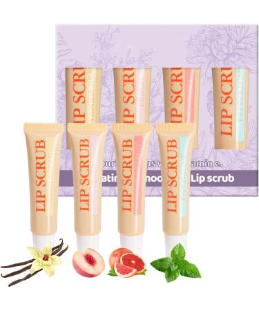 Gommage Exfoliant Pour Les L vres Exfoliant Exfoliant Pour Les L vres Gommage hydratant pour les l vres Ensemble de gommages l vres 4X produits de soins pour les l vres exfoliants pour les l vres - Buy Online on GoSupps.com