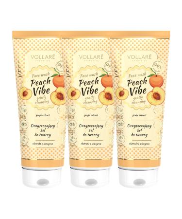 Vollare Cosmetics Volare Vegan facial cleansing organic rich cream for cleansing your skin 94 of natural ingredients made in Europe natural cosmetics for all skin types 3 pieces