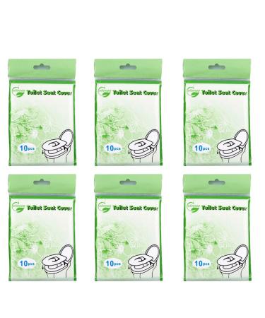 ABM Disposable Toilet Seat Cover Travel Pack 10 Sheets (6 Pack)