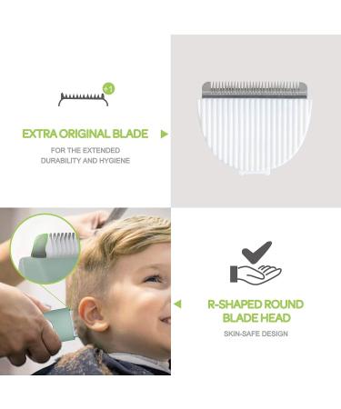 Bunique Ultra-Silent Hair Clipper Kit for Kids - Safe & Quiet Baby Trimmer with Extra Blade - Waterproof - Ideal for Infants, Toddler Boys, Children with Autism - Gift-ready Box - Buy Online on GoSupps.com