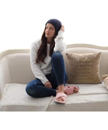 BCSTUDIO Women's Pink Fuzzy House Slippers with Orthotic Arch Support - Cozy Slides for Women Size 10 - Buy Online on GoSupps.com