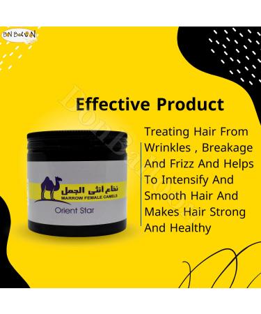 Female Camel Marrow Hair Treatment with Shea Butter and Natural Oil - 6.35 oz | Strong, Smooth, and Healthy Hair - Buy Online on GoSupps.com