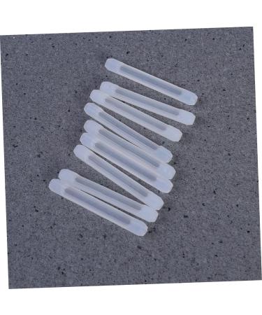 Premium Healeeved Glasses Silicone Ear Cushions - 10 Pairs | Durable Protection & Repair Accessories for Sunglasses - Temple Covers & Ear Clips - White 5.5x0.8cm - Buy Online on GoSupps.com