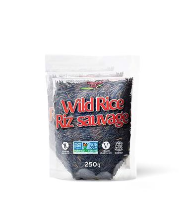 Floating Leaf - Wild Rice, All Natural, Non Gluten, Non-Gmo, Kosher and Vegan Pure Long Grain Wild Rice, Healthy Food for the Whole Family, 250g 1