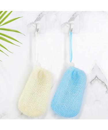 Linkidea 6-Piece Peeling Soap Bag Set | Nylon Soap Holder & Body Scrubber for Shower - International Shipping Available - Buy Online on GoSupps.com