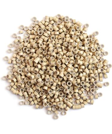 1000pcs 5.0X3.0X3.0mm Silicone Micro Rings Links Beads for Hair Extensions (Gray Blonde) 1000 pieces Gray Blonde - Buy Online on GoSupps.com