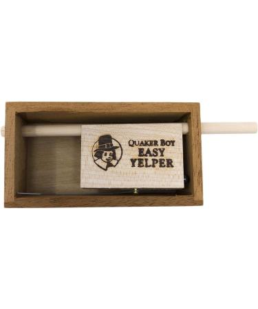 Quaker Boy Easy Yelper Turkey Box Call - Handcrafted Wood Finish - Buy Online on GoSupps.com