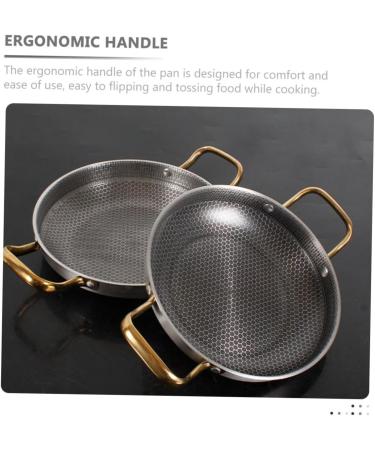 Housoutil Stainless Cookware Stainless Steel Cookware Seafood Frying Pan Crayfish Frying Pan Stainless Steel Skillet Household Skillet Fry Pan Commercial Amphora Cooking Utensils Rice Cooker 39x26cm As Shown - Buy Online on GoSupps.com