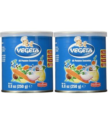 Podravka Vegeta Soup and Seasoning Mix Can, 250g (Pack of 2) 8.8 Ounce (Pack of 2)