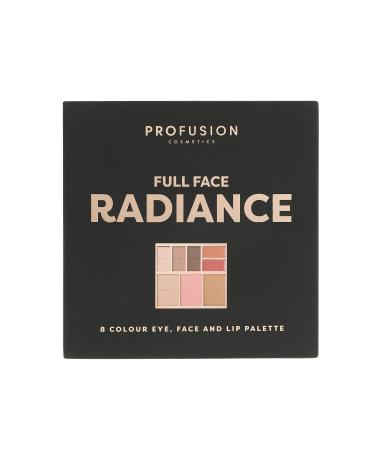 PROFUSION COSMETICS FULL FACE PALETTE RADIANCE | 8 SHADE EYE FACE & LIP PALETTE - Buy Online on GoSupps.com