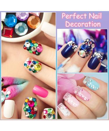 8 Sheets Self-Adhesive Rhinestone Face Jewels for Makeup, Crafts, and Nail Art - Festival and Carnival Fairy Style Rhinestone Stickers - Buy Online on GoSupps.com