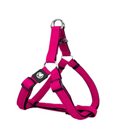 Ddoxx dog harness Air mesh step-in adjustable padded |Many colors & sizes |For small medium and large dogs |Breast harness dog cat puppy big |Cat dishes small |Pink L Pink L - 3.2 x 65-99 cm - Buy Online on GoSupps.com