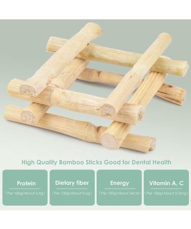 Bissap Sweet Bamboo Chew Sticks for Rabbits - Natural Molar Treats for Small Animals - Teeth Grinding Toys - 500g - Buy Online on GoSupps.com