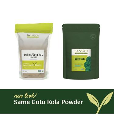 Banyan Botanicals Gotu Kola Powder Organic Brahmi (Centella Asiatica) Calming Nootropic Herb for Nervous System Support & Healthy Skin* 1 lb. Non-GMO Sustainably Sourced Vegan 16 Ounce (Pack of 1) - Buy Online on GoSupps.com