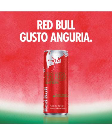 Red Bull Energy Drink Watermelon Flavor 250 ml (24 cans) - Buy Online on GoSupps.com