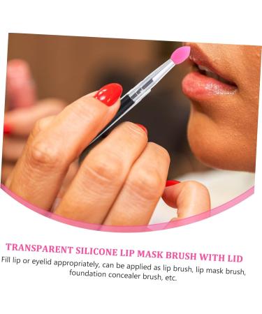 Outanaya 5pcs Silicone Eyeshadow Brush Cosmetic Lipstick Brush Make up Sponges Lip Balm Applicator - Buy Online on GoSupps.com