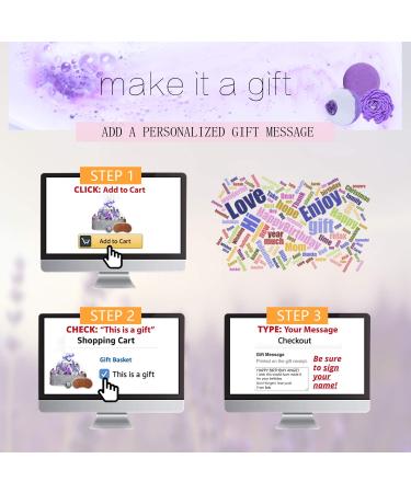 Luxury Lavender Spa Gift Basket for Women - At-Home Pampering Kit with Bath Bombs, Shampoo Bar, Eye Mask, and More | Perfect Mother's Day Gift - 15pcs - Buy Online on GoSupps.com