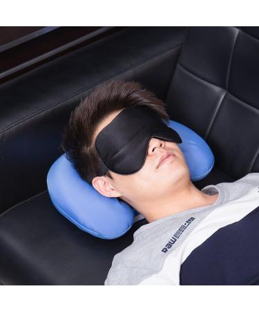 FMS Natural Silk Sleep Mask - 2 Pack Black | Adjustable Strap for Travel & Meditation | Blocks Light Completely for Daytime Napping - Buy Online on GoSupps.com