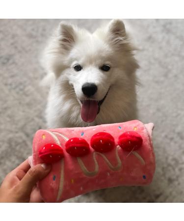 CHEWFFON Dog Birthday Cake Puzzle Toy for Mental Stimulation - Strawberry Cake Flavor - Buy Online on GoSupps.com