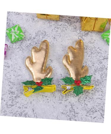 FRCOLOR 15 Pairs Creative Headdress Christmas Hair Barrette Antlers Shape Barrette Deer Horn Hair Clip Reindeer Antler Headband Deer Hair Clips Xmas Hair Clip Issue Card Baby - Buy Online on GoSupps.com