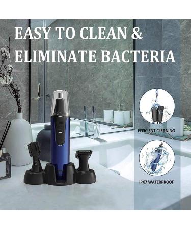 KouRy 3-in-1 Ear & Nose Hair Trimmer - USB Rechargeable Electric Eyebrow & Facial Hair Clipper with Waterproof Stainless Steel Blade - Buy Online on GoSupps.com