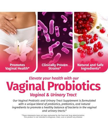 Vaginal Probiotics for Women - pH Balance & Odor Control with Prebiotics & Lactobacillus - 60 Capsules for Healthy Vaginal Flora - Buy Online on GoSupps.com