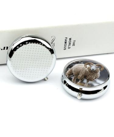 Portable 3 Compartment Pill Box Organizer - Travel-Friendly Small Medicine Case for Purse & Pocket - Buy Online on GoSupps.com